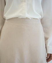 Suede Chemise With Pleated Chiffon Back Set