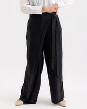 Linen Wrap Pants