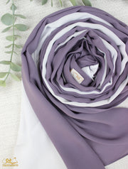Lavender X White Scarf