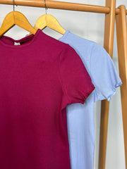 Short Sleeve Cotton Rib Top