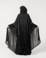 Black Pleated Cape