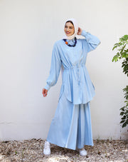 Linen Plain Pants Set