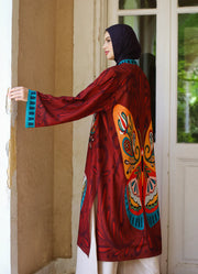 Vibrant Butterfly Kimono