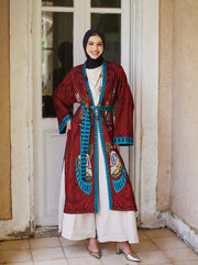 Vibrant Butterfly Kimono