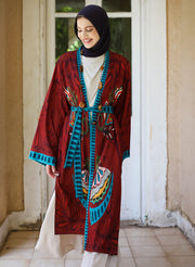 Vibrant Butterfly Kimono