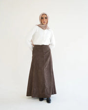 Corduroy Maxi Skirt