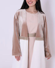 Royal Half Velvet Kaftan