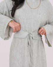 Linen Belt Dress
