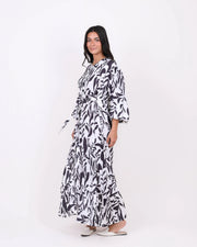 Eid Satin Print Dress