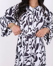 Eid Satin Print Dress
