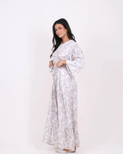 Eid Satin Print Dress