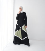 Asymmetrical Abaya