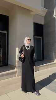 Cotton Rib Basic Dress