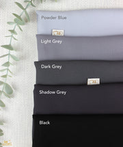 Light Grey Chiffon Scarf