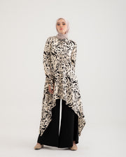 High Low Silk Satin Shirt