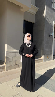 Cotton Rib Basic Dress