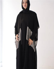 Black Pleated Cape