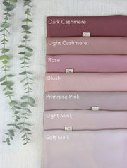 Light Mink Chiffon Scarf