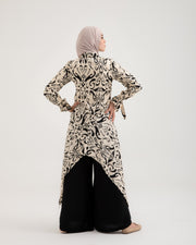 High Low Silk Satin Shirt