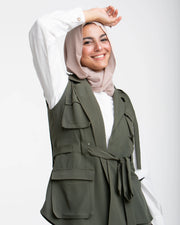 Vest & Wide Leg Pants Set