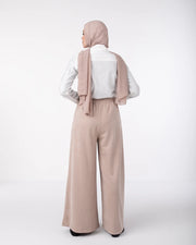 Suede Wide Pants
