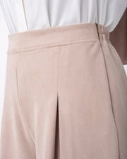 Suede Wide Pants