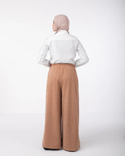 Suede Wide Pants