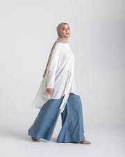 Butterfly Linen Button Shirt