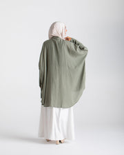 Butterfly Linen Button Shirt