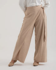Linen Wrap Pants