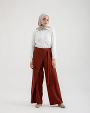 Linen Wrap Pants