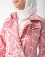 Double Breasted Peplum Coat