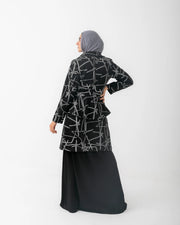 Double Breasted Peplum Coat