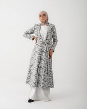 Embroidered Long Coat