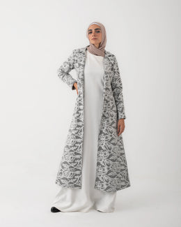 Embroidered Long Coat
