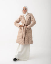 Quilted Long Puffer Coat