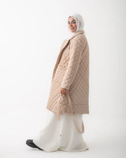 Quilted Long Puffer Coat