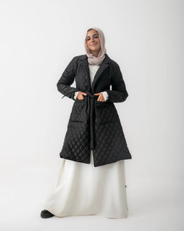 Quilted Long Puffer Coat