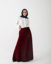 Corduroy Maxi Skirt