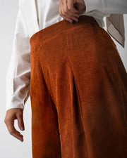 Corduroy Wide Leg Pants