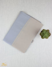 Powder Blue X Soft Beige Scarf