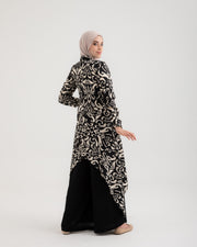 High Low Silk Satin Shirt