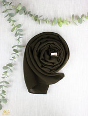 Army Green Chiffon Scarf