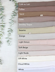 Offwhite Chiffon Scarf