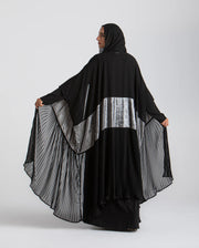 Black Pleated Cape