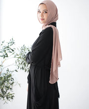 Button & Pockets Abaya