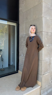 Cotton Rib Basic Dress