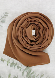 Camel Chiffon Scarf