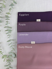 Purple Chiffon Scarf