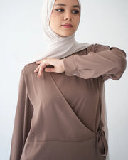 Pure Silk Wrap Dress